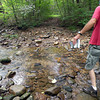 magicmomma > First creek crossing and first chance to warsh off a little of the mud pack.